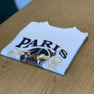 Paris France Eiffel Tower t shirt sz large